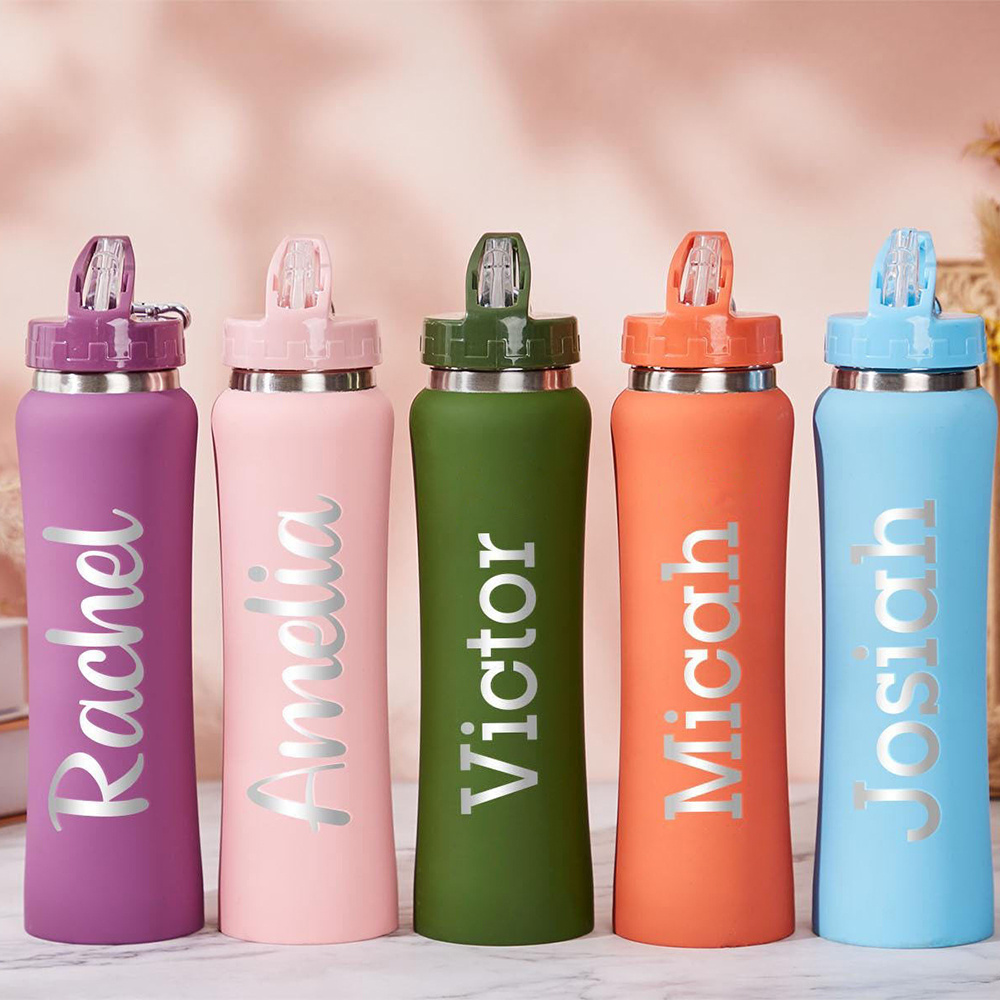 Sports Equipment With Names - Personalized Name Stainless Steel Water Bottle
