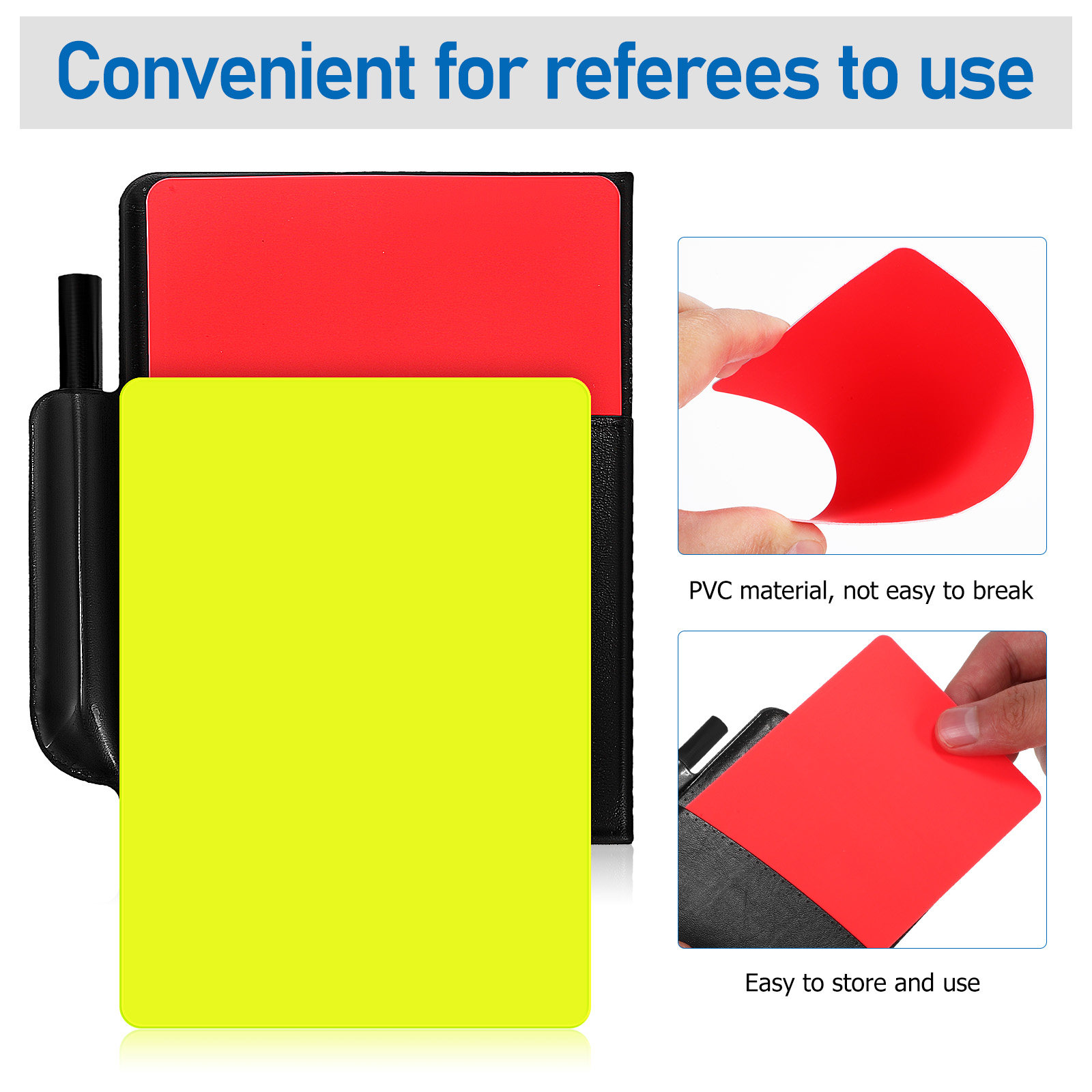 1Set Referee Set Red Yellow Ca - Sports Equipment Set 评论和价格