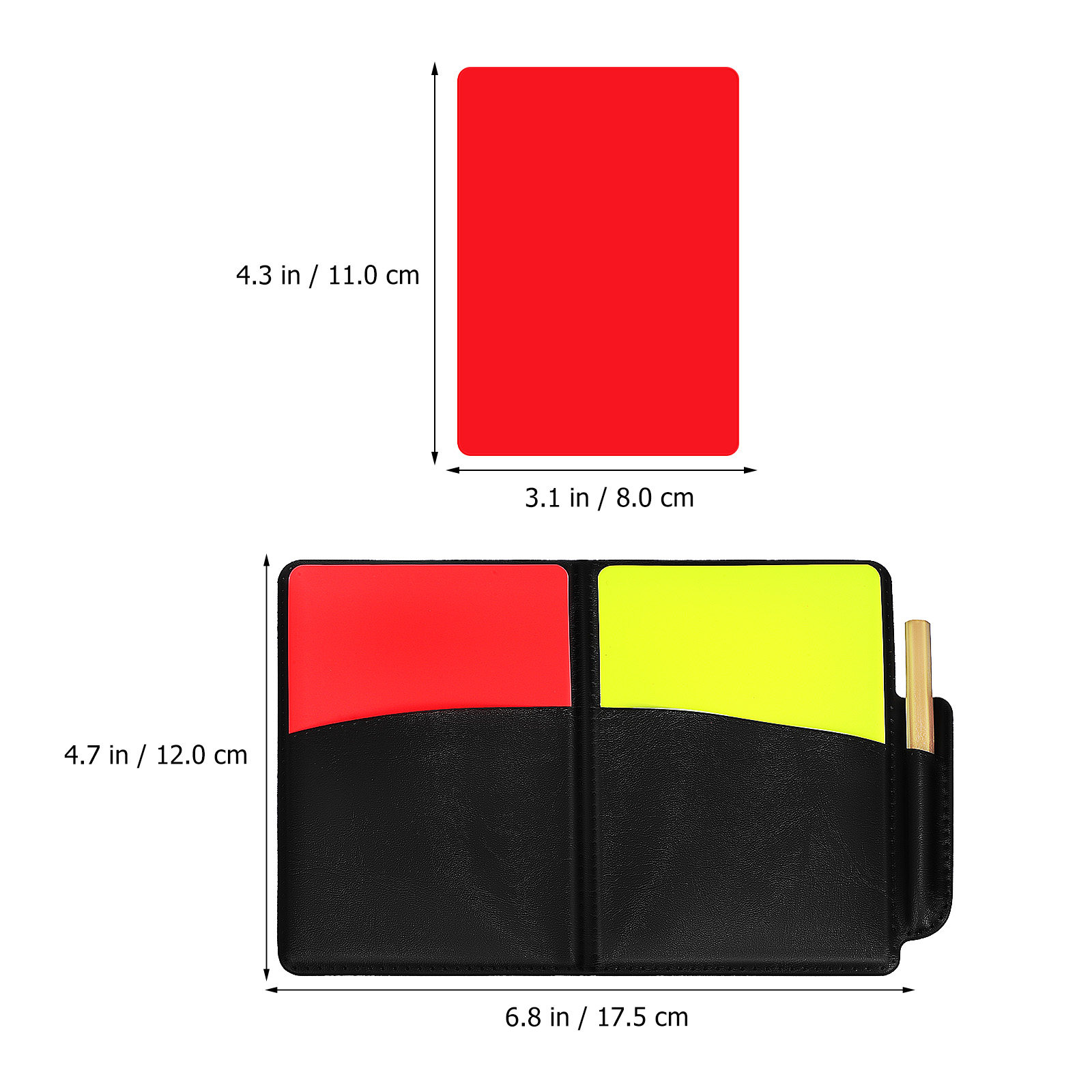 1Set Referee Set Red Yellow Ca - Sports Equipment Set 评论和价格