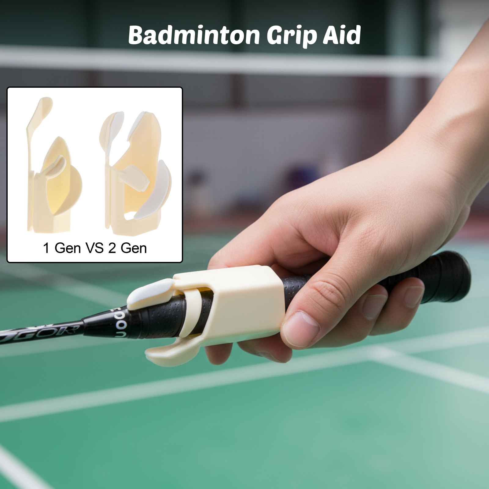 Badminton Grip Aid Posture Cor - Sports Equipment For Badminton 评论和价格