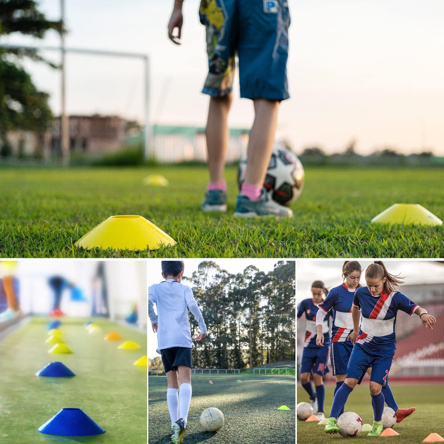 5 Pcs Football Training Plates - Sports Equipment For Training 评论和价格