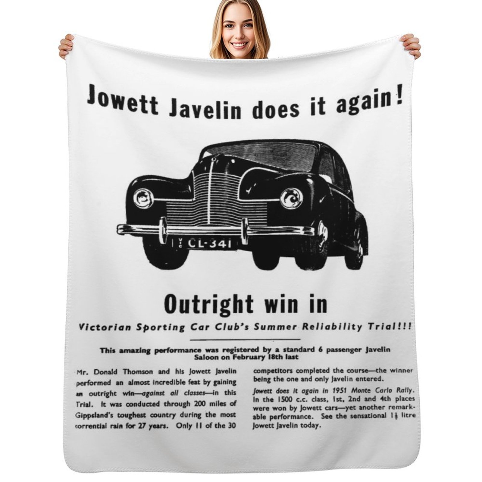 JOWETT JAVELIN Throw Blanket f - Javelin Throwing 评论和价格