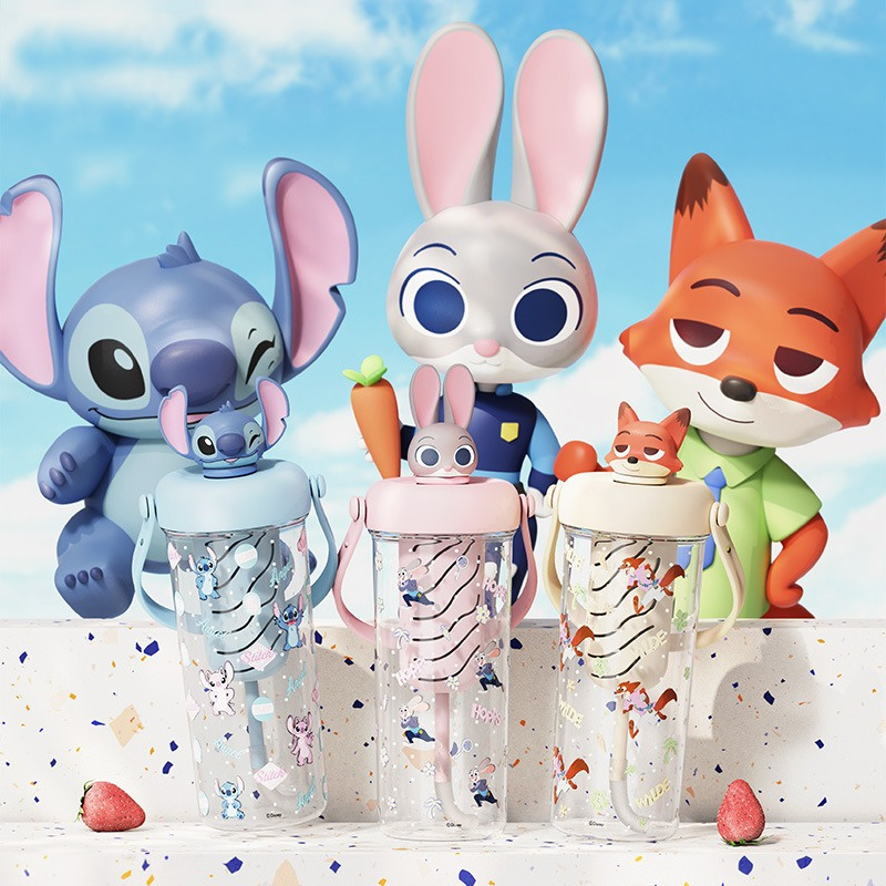 X&W Zootopia Straw Water Bottl - Xin Sports Equipment 评论和价格