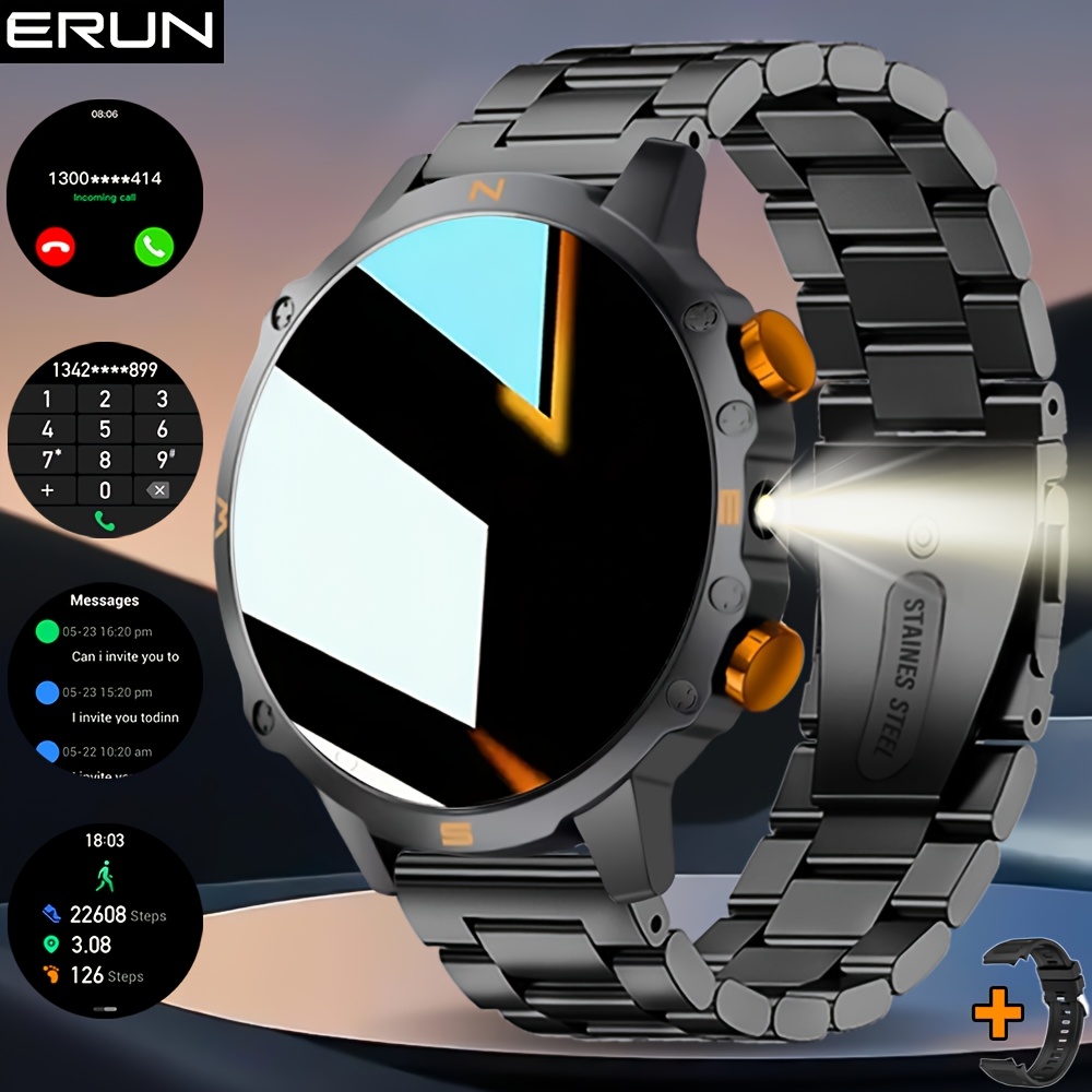 Men's Smartwatch, for iPhone a - Sports Equipment In Spanish 评论和价格