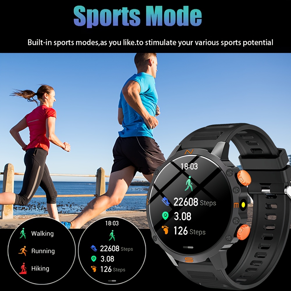 Men's Smartwatch, for iPhone a - Sports Equipment In Spanish 评论和价格