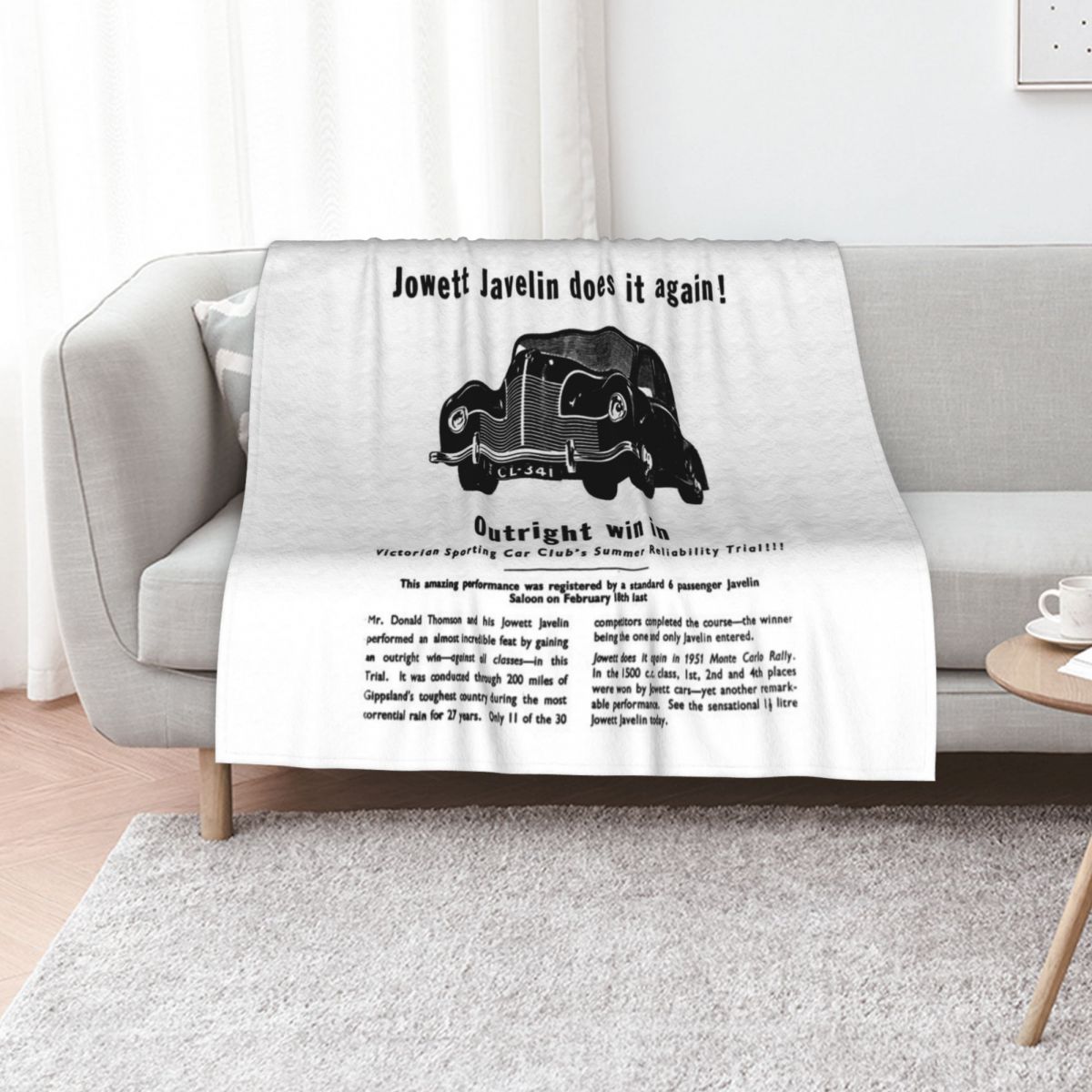 JOWETT JAVELIN Throw Blanket F - Javelin Throwing 评论和价格